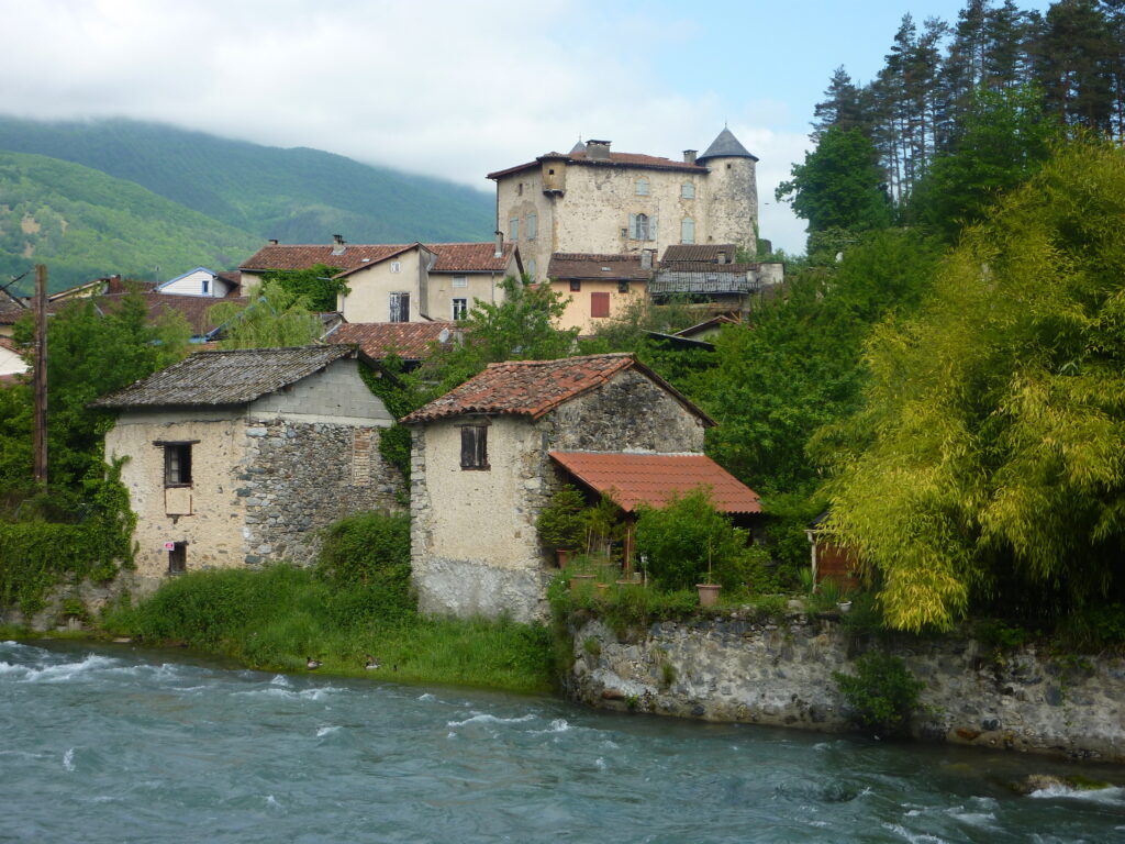 Seix, a village in the Couserans, Ariège, Pyrenees